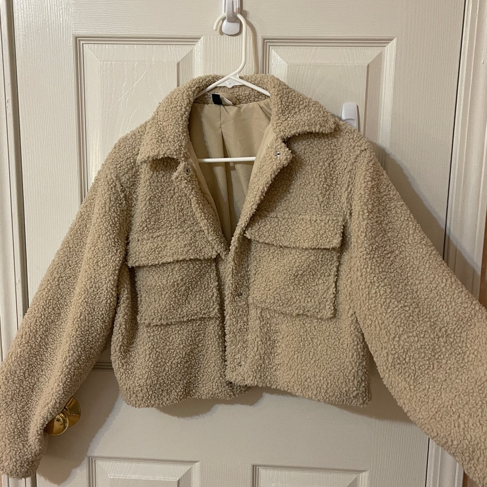 H&M teddy jacket